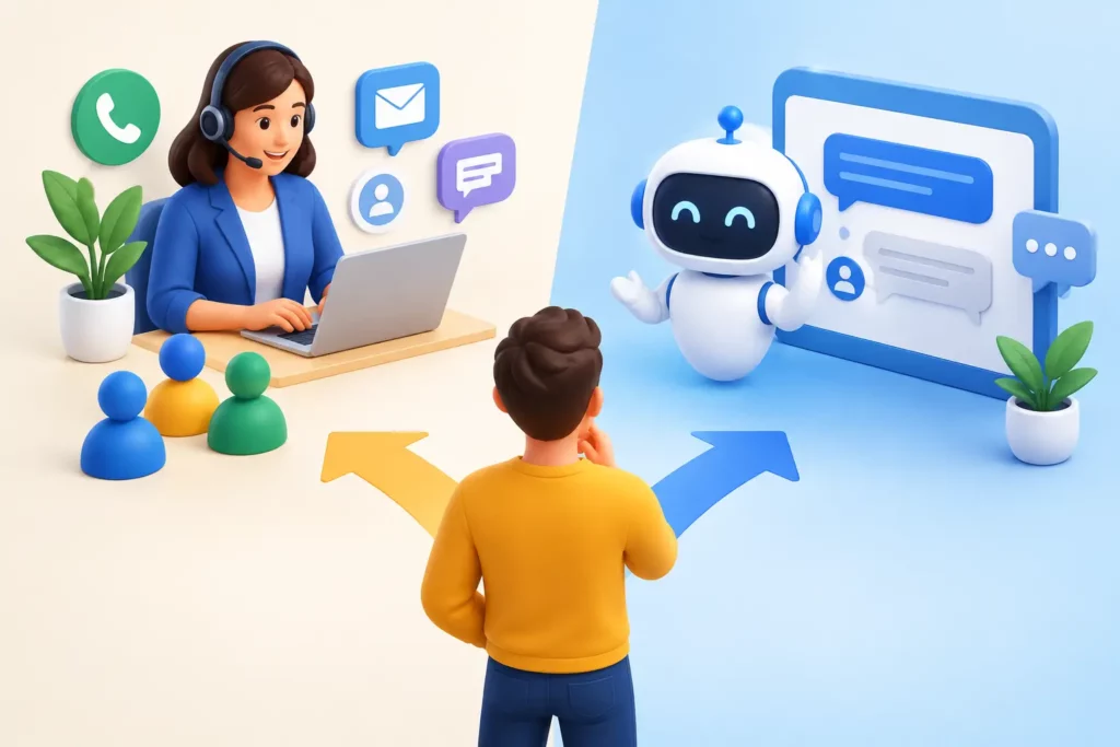 Inbound oder Chatbot-Service: Was passt besser?