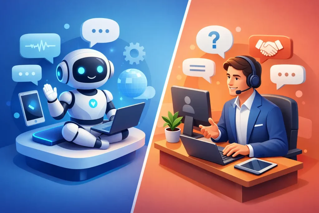 KI Chatbot oder Kundenberater - was passt?