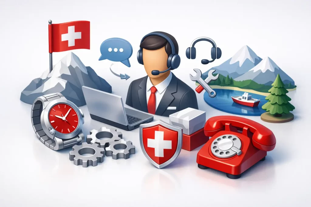 Swiss Made Kundenservice mit Substanz 9 Swiss Made Kundenservice mit Substanz