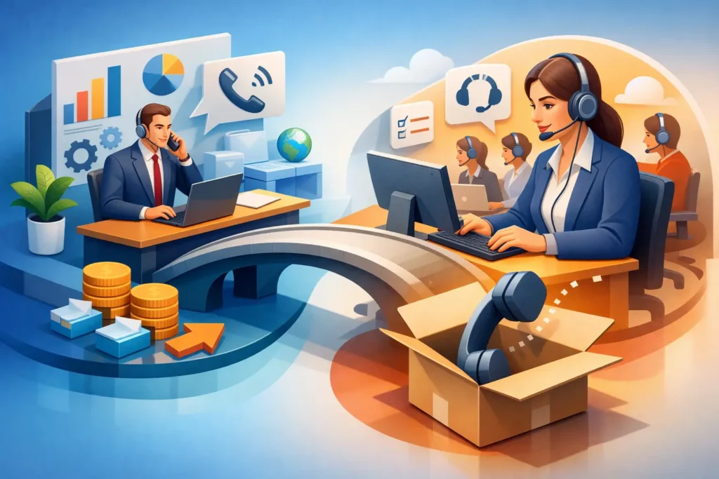 Telefonservice outsourcen B2B - wann lohnt es sich?