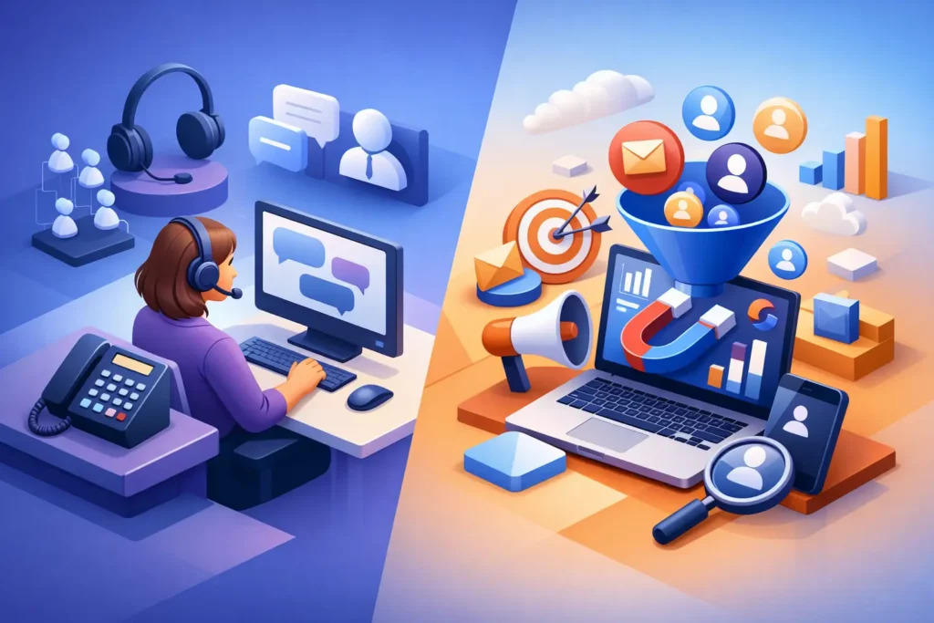 Telemarketing vs digitale Leadgenerierung